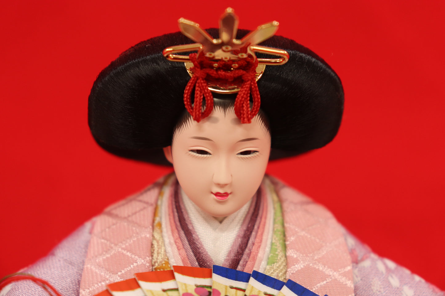 親王飾り雛人形セット (50cmx29cmx26cm)
