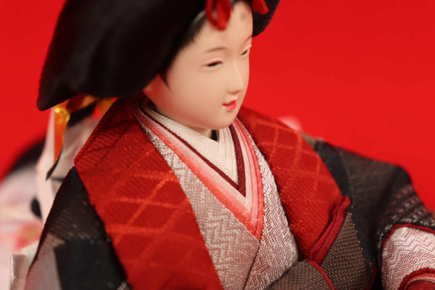 親王飾り雛人形セット (50cmx29cmx26cm)