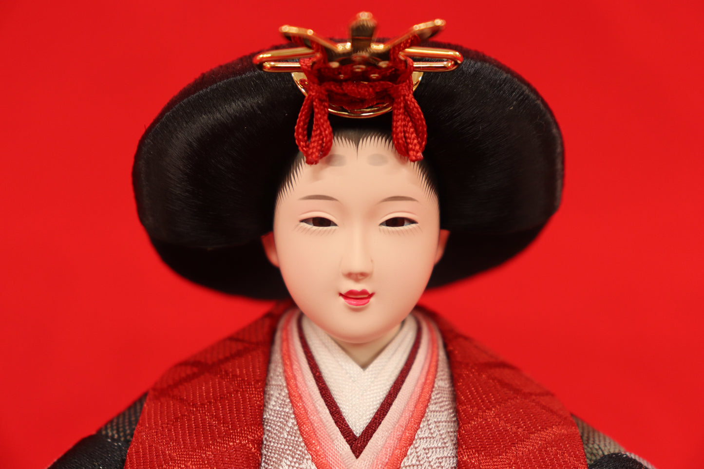 親王飾り雛人形セット (50cmx29cmx26cm)