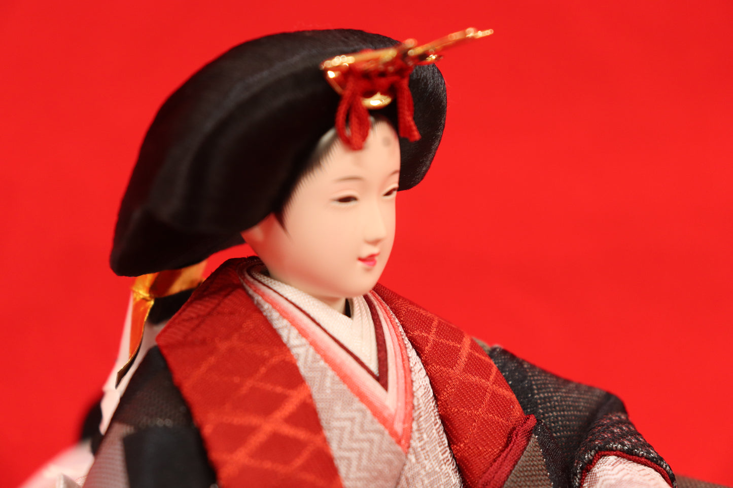 親王飾り雛人形セット (50cmx29cmx26cm)