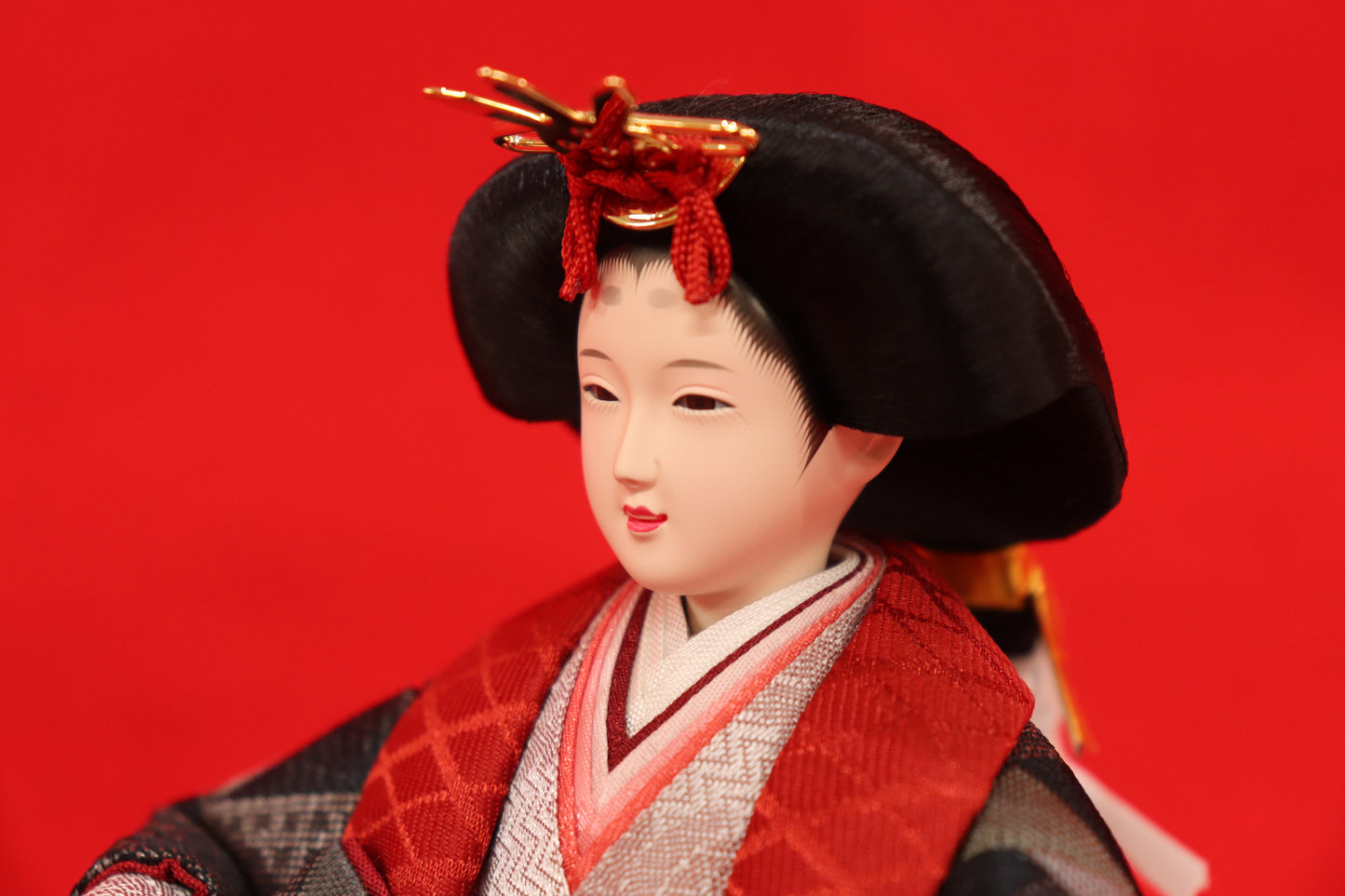 親王飾り雛人形セット (50cmx29cmx26cm)