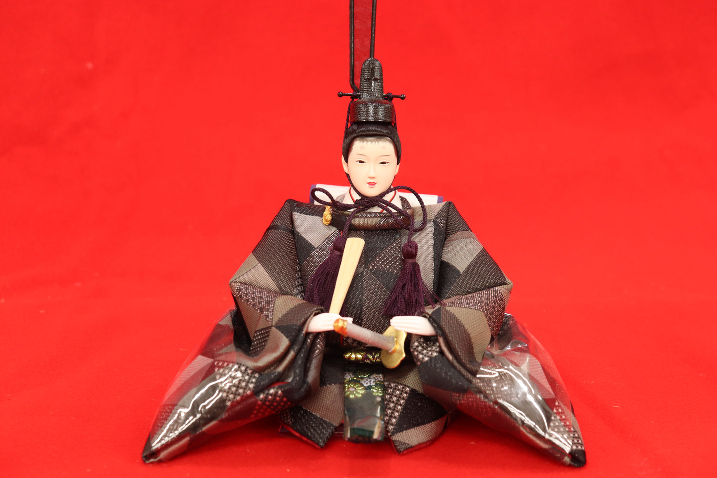 親王飾り雛人形セット (50cmx29cmx26cm)