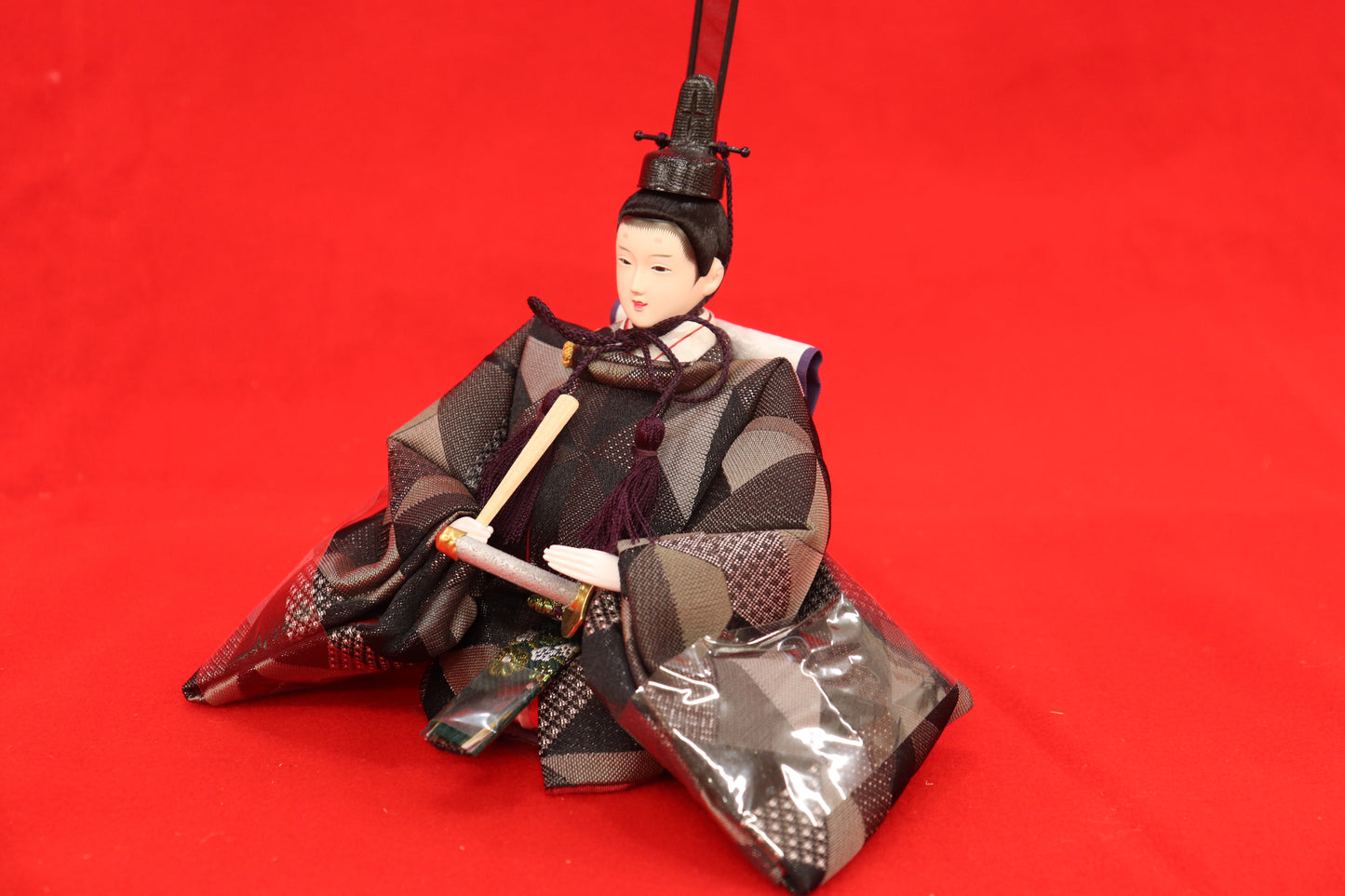 親王飾り雛人形セット (50cmx29cmx26cm)