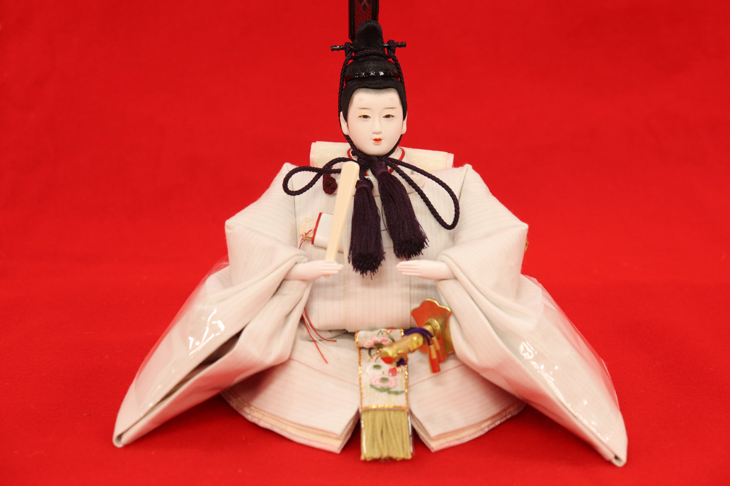 親王飾り雛人形セット (幅55×奥行33×高さ23)cm