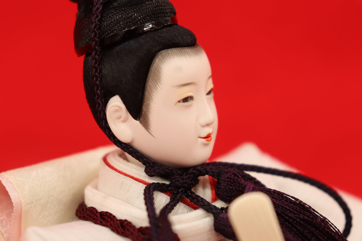 親王飾り雛人形セット (幅55×奥行33×高さ23)cm