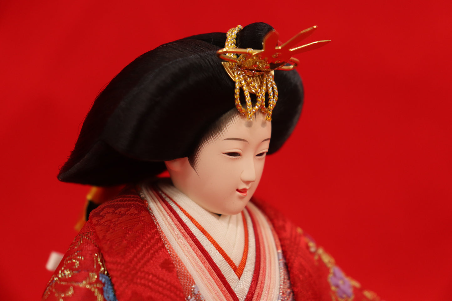 親王飾り雛人形セット(50cm×35cm×44㎝)