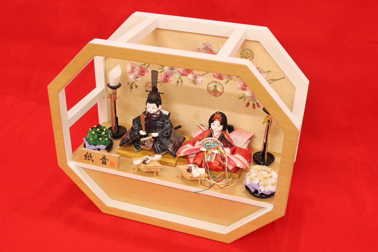 親王飾りセット(43cm×19㎝×35㎝)