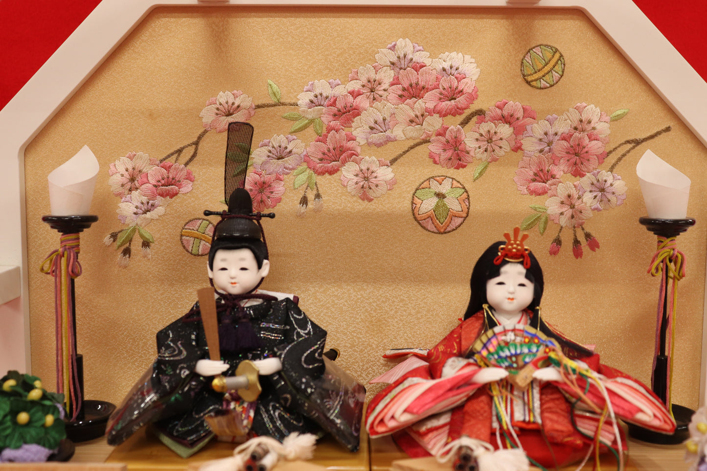 親王飾りセット(43cm×19㎝×35㎝)