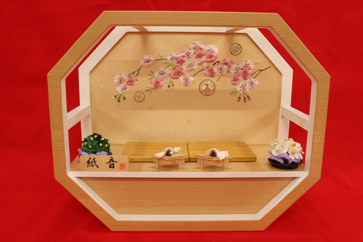親王飾りセット(43cm×19㎝×35㎝)