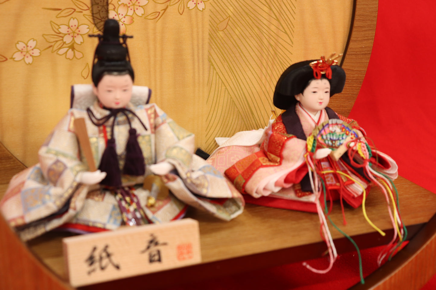 親王飾り雛人形セット(40cmx40cmx20cm)