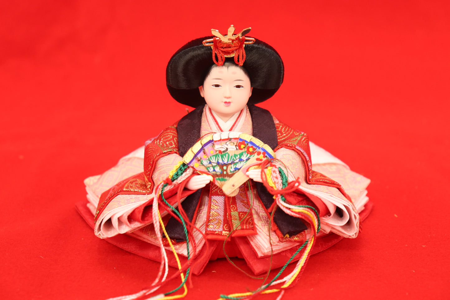 親王飾り雛人形セット(40cmx40cmx20cm)