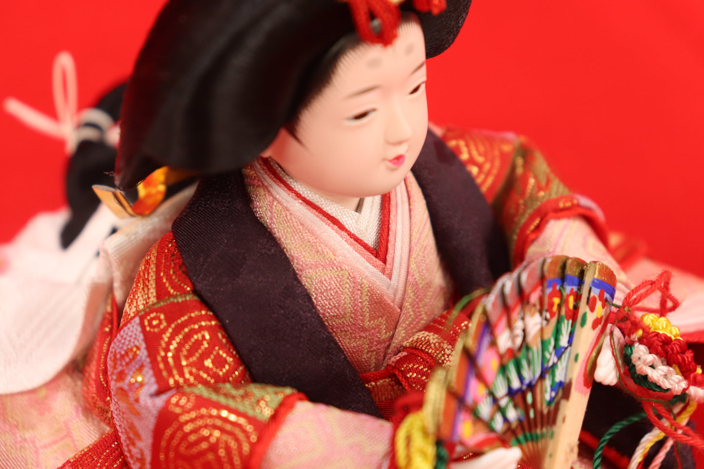 親王飾り雛人形セット(40cmx40cmx20cm)