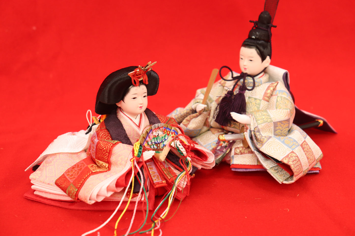 親王飾り雛人形セット(40cmx40cmx20cm)
