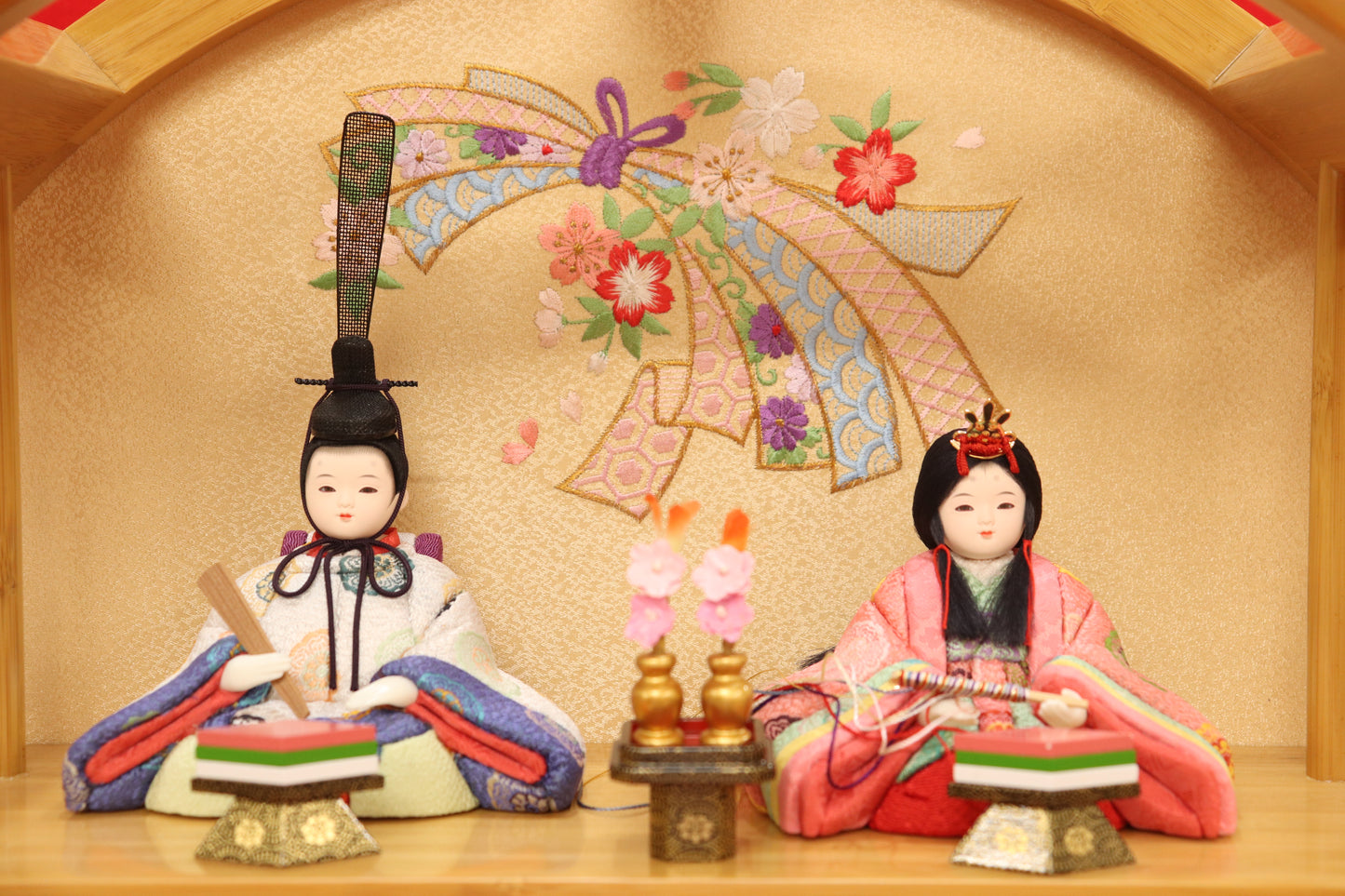 五人木目込みセット (60cmx25cmx55cm)
