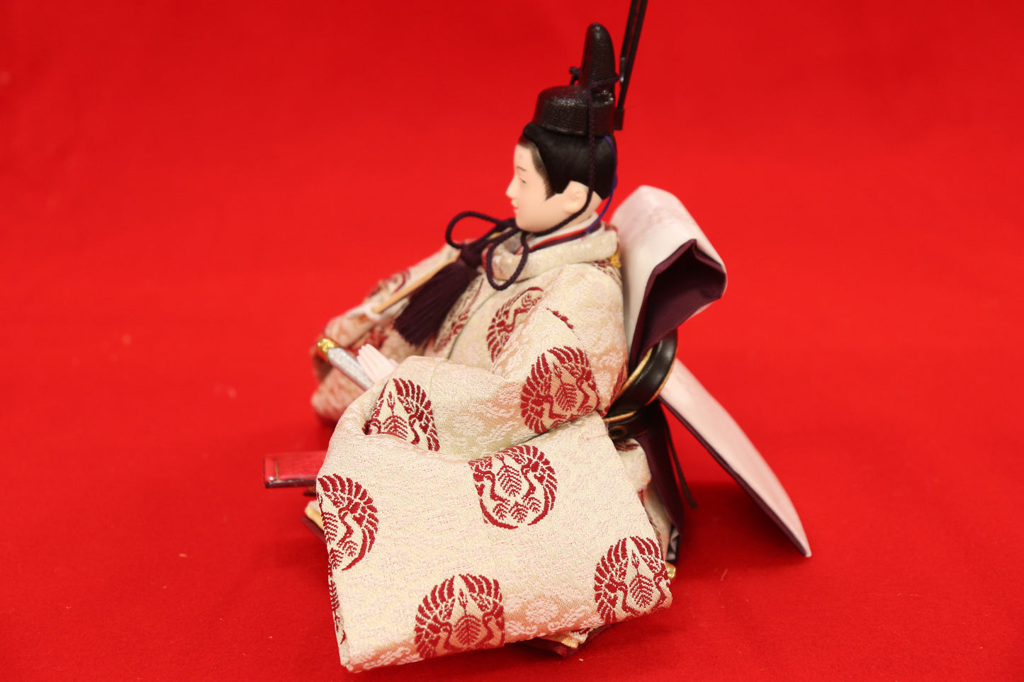 収納親王飾り雛人形セット(55cmx58cmx52cm)