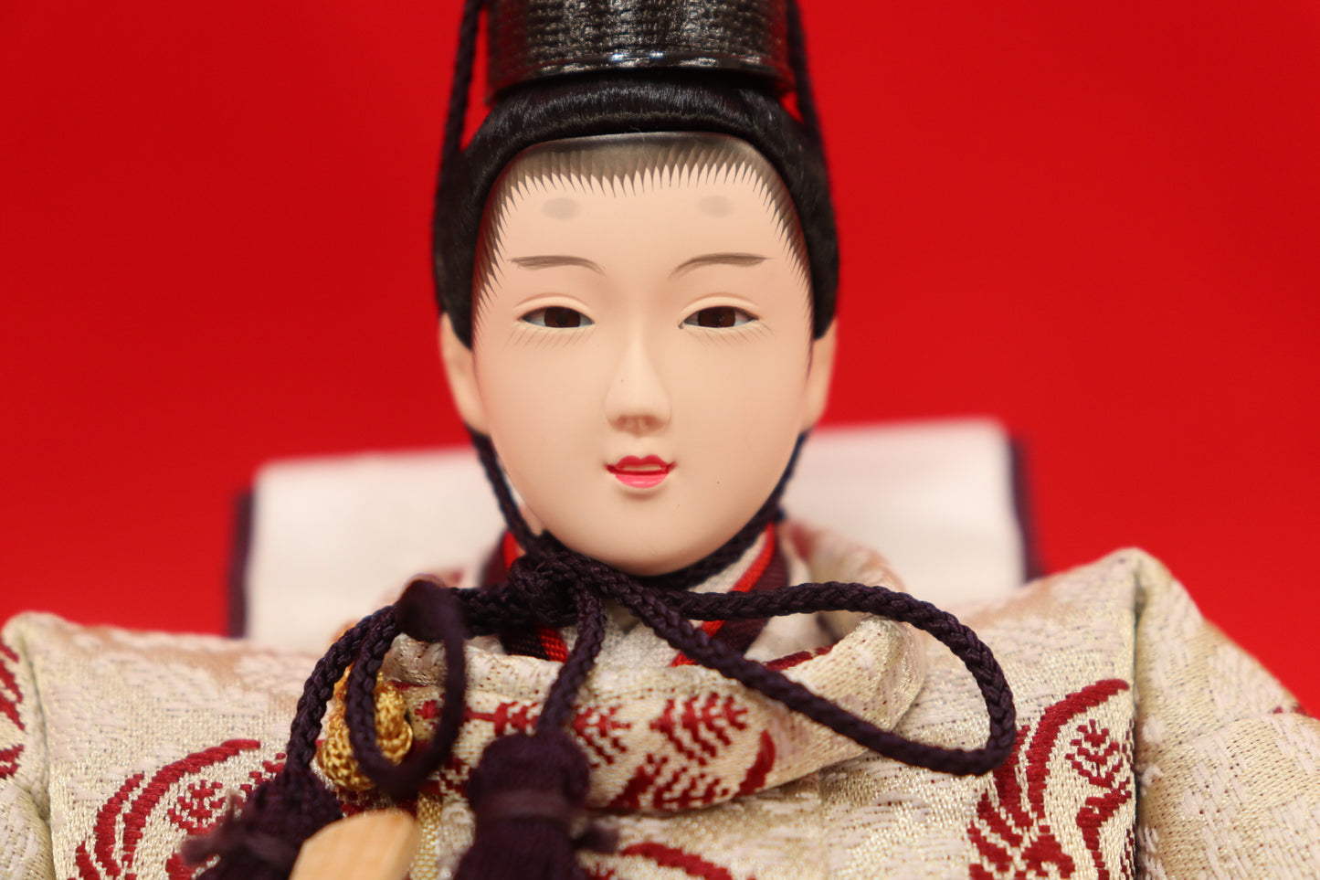 収納親王飾り雛人形セット(55cmx58cmx52cm)