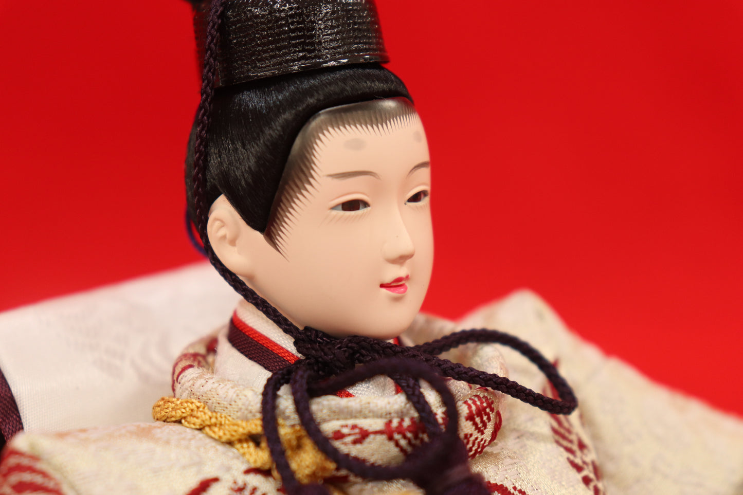 収納親王飾り雛人形セット(55cmx58cmx52cm)