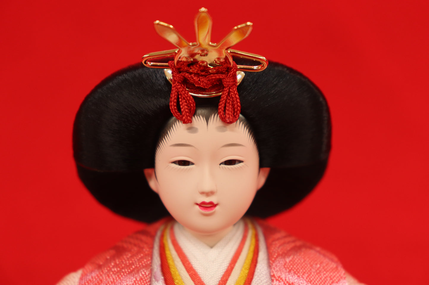 収納親王飾り雛人形(43cm×28cm×36cm)