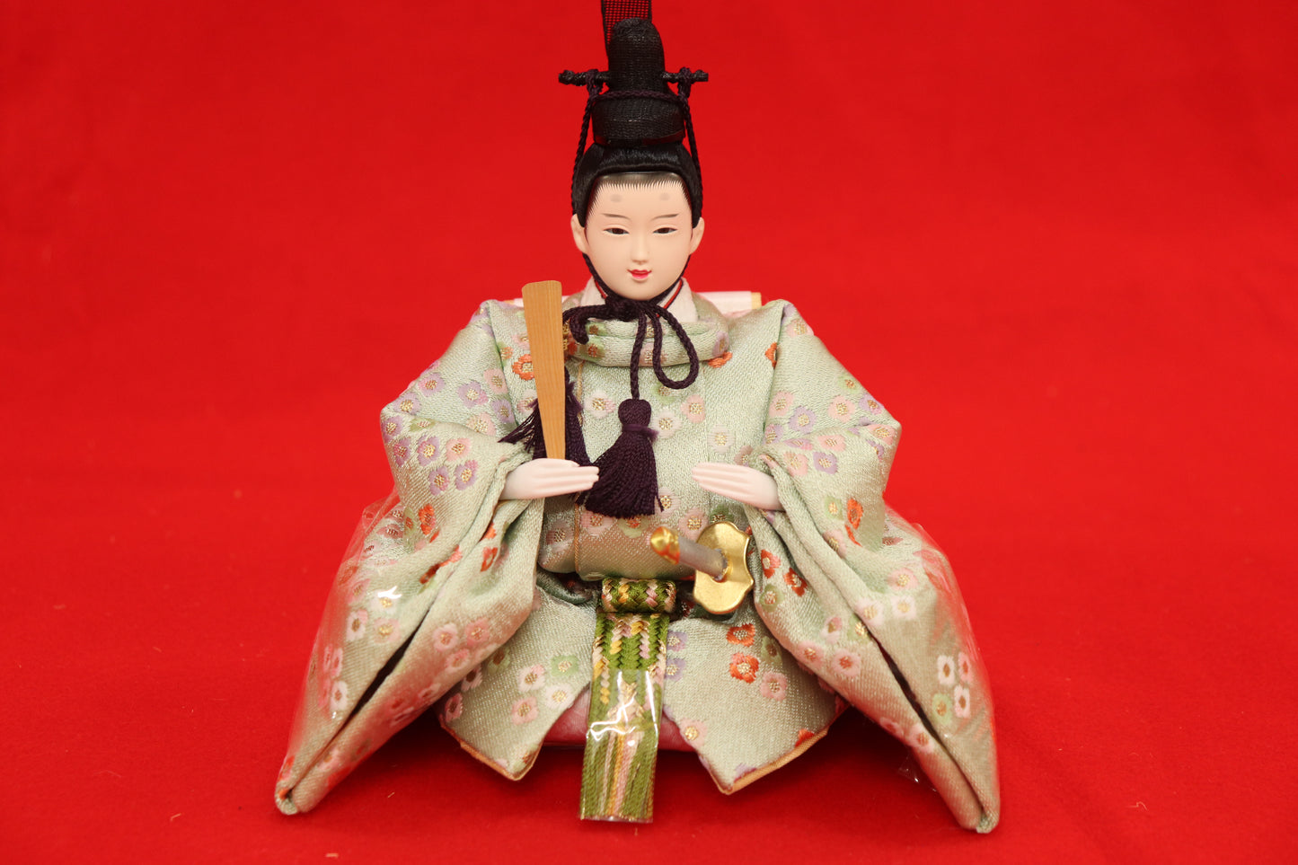 収納親王飾り雛人形(43cm×28cm×36cm)