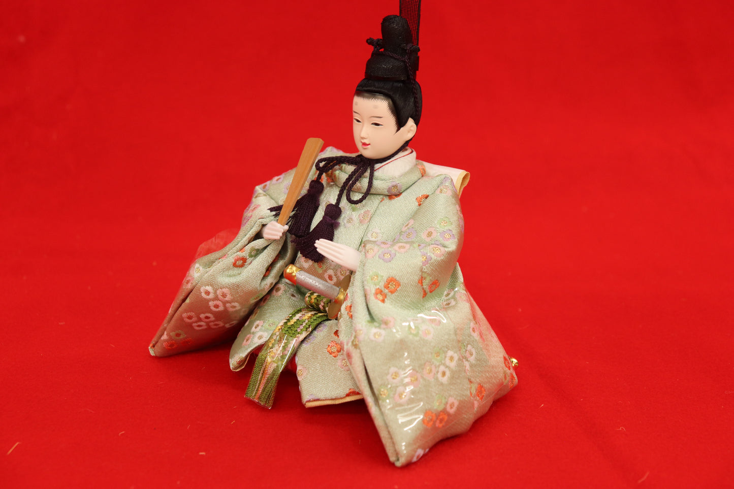 収納親王飾り雛人形(43cm×28cm×36cm)