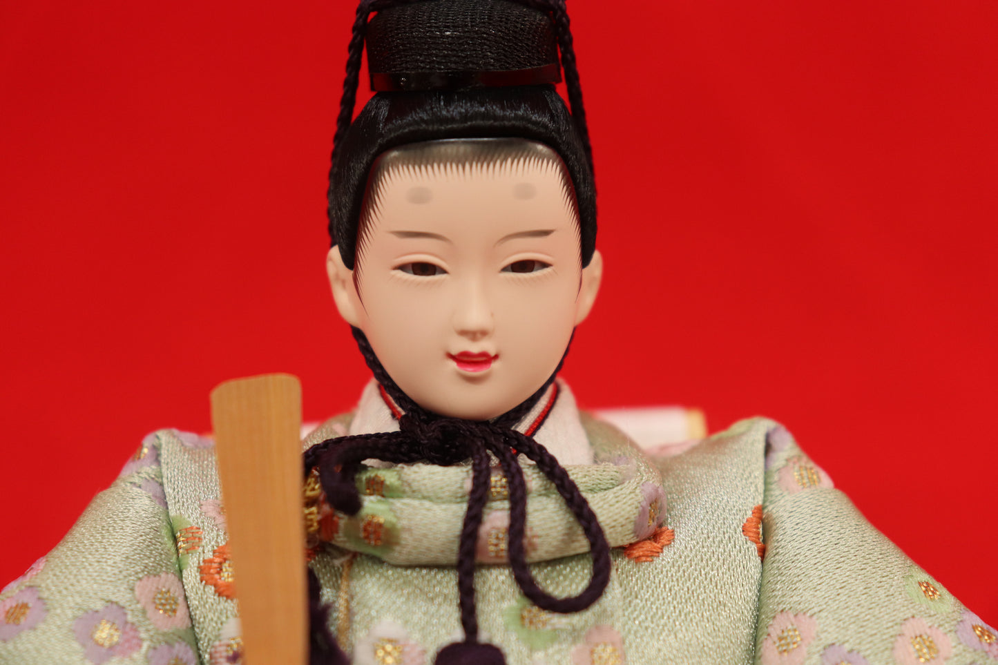 収納親王飾り雛人形(43cm×28cm×36cm)