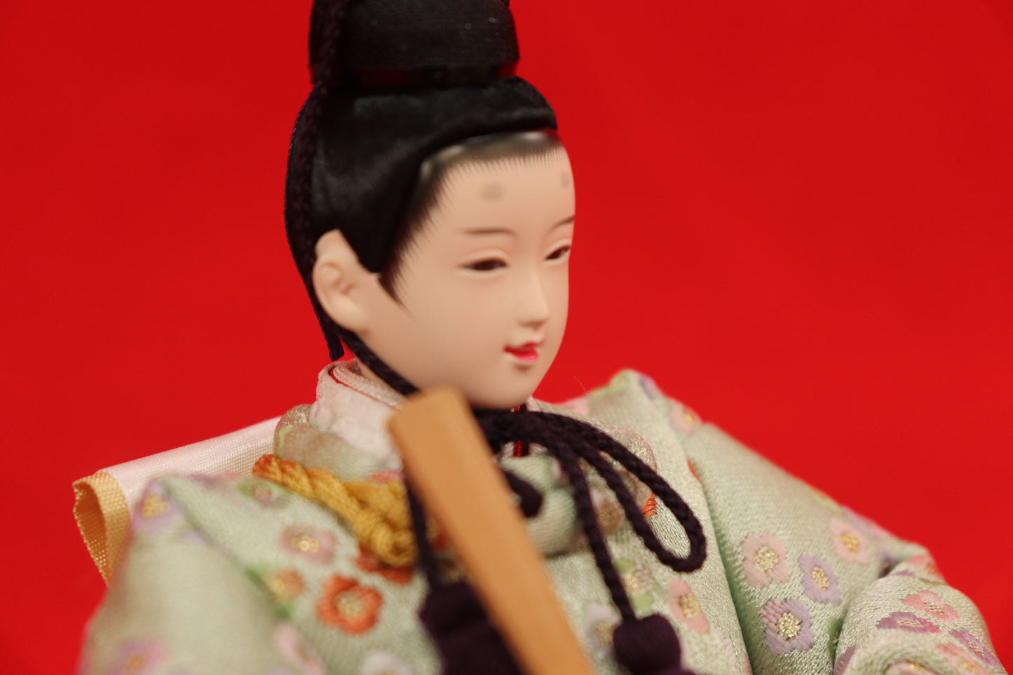 収納親王飾り雛人形(43cm×28cm×36cm)