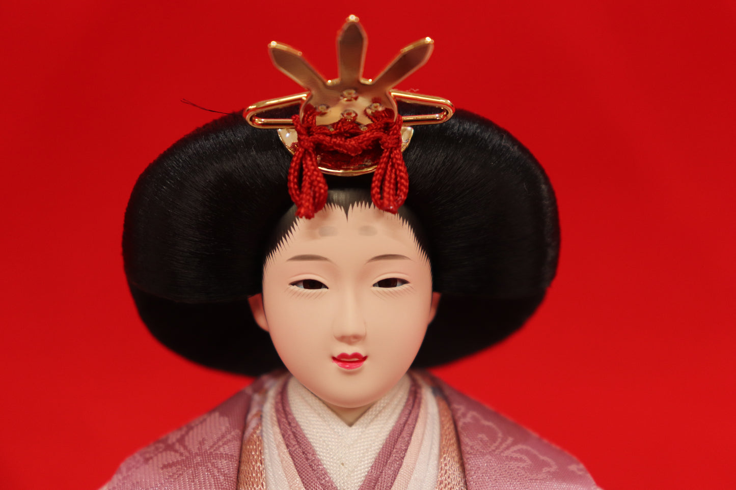 収納親王飾り雛人形セット(50cm×33cm×47cm)