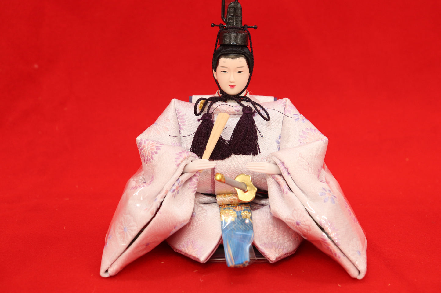 収納親王飾り雛人形セット(50cm×33cm×47cm)
