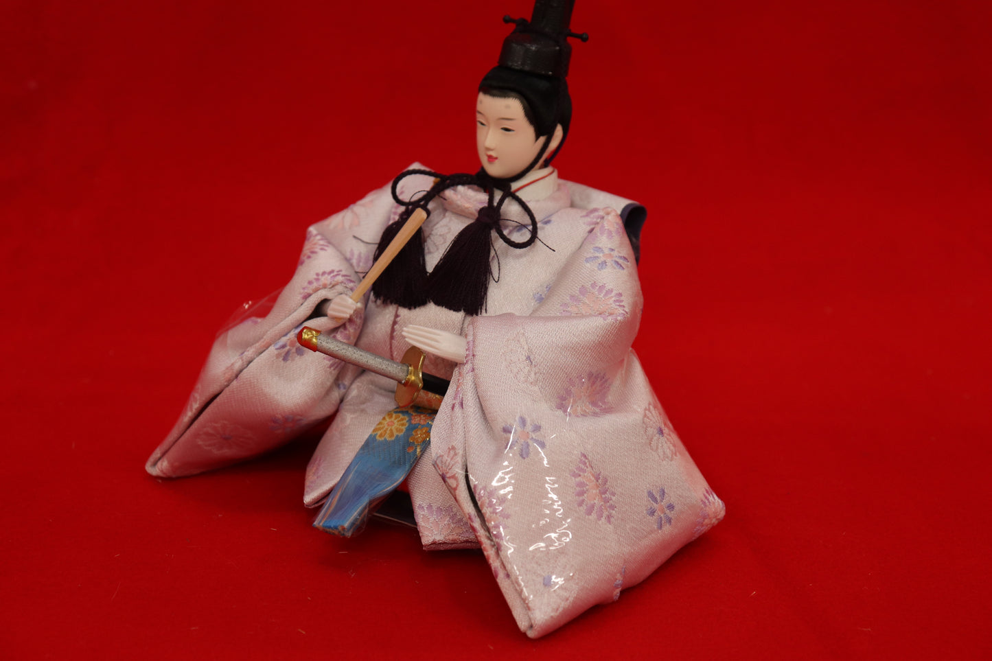 収納親王飾り雛人形セット(50cm×33cm×47cm)