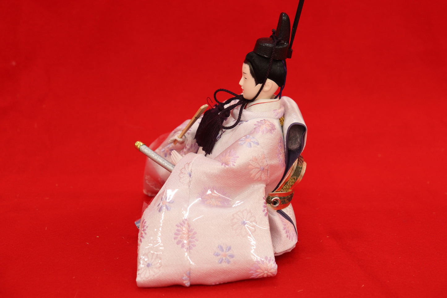 収納親王飾り雛人形セット(50cm×33cm×47cm)