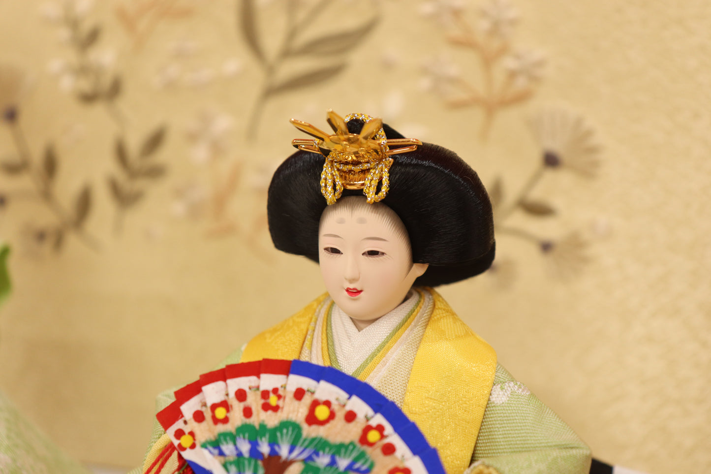 収納親王飾り雛人形セット(43cmx30cmx41cm)