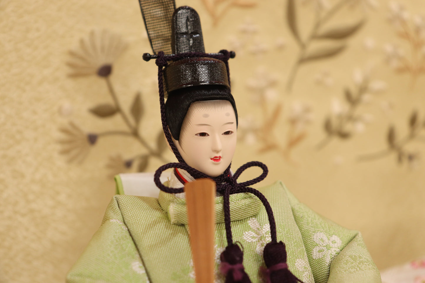 収納親王飾り雛人形セット(43cmx30cmx41cm)