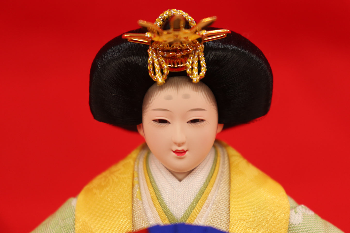 収納親王飾り雛人形セット(43cmx30cmx41cm)