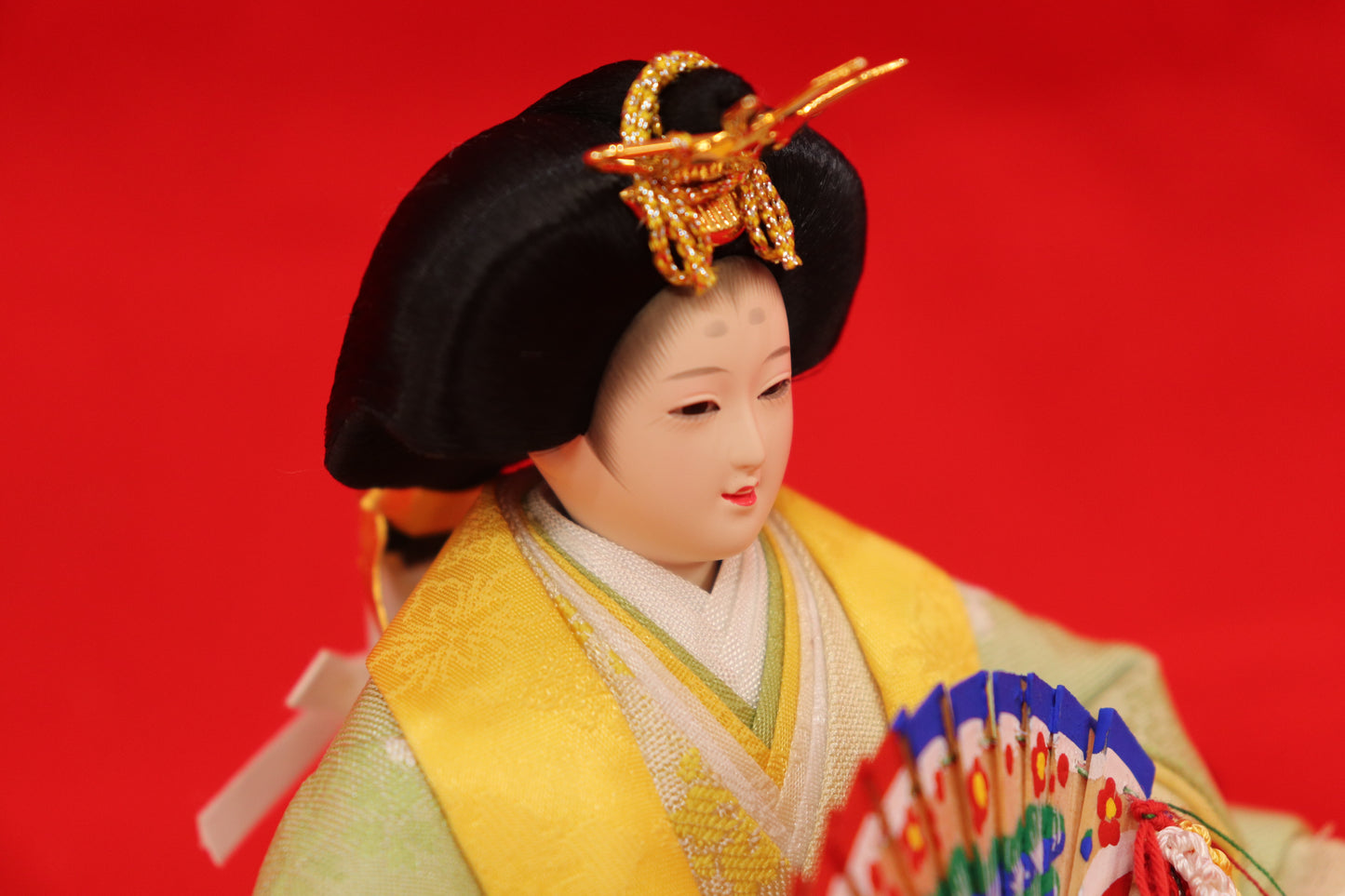 収納親王飾り雛人形セット(43cmx30cmx41cm)