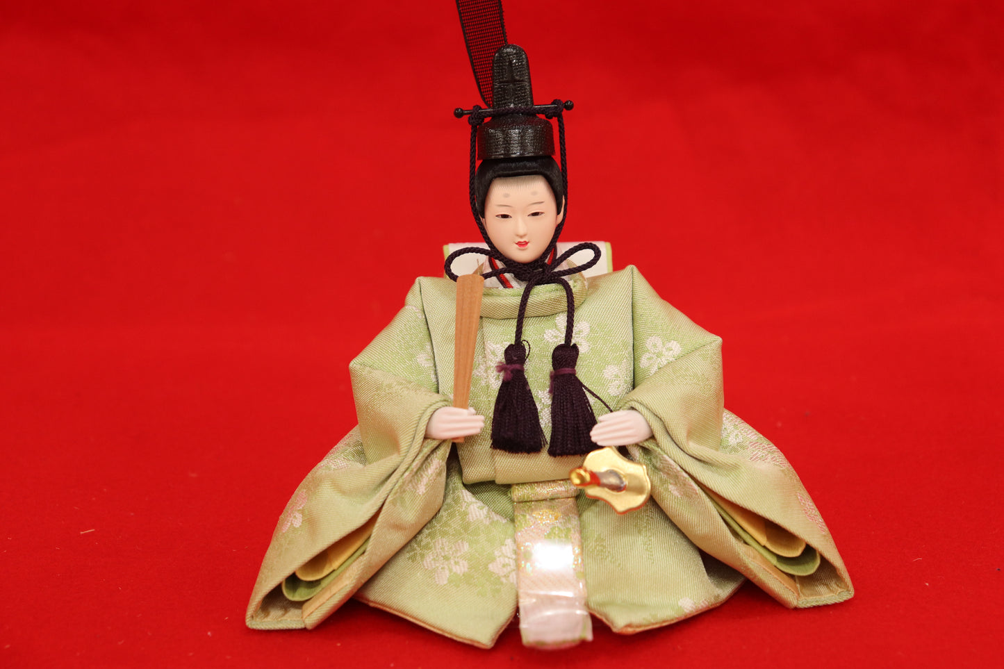 収納親王飾り雛人形セット(43cmx30cmx41cm)