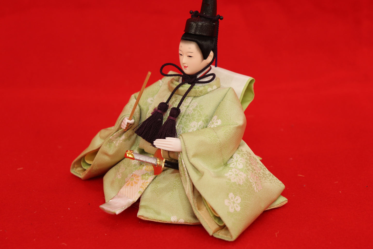 収納親王飾り雛人形セット(43cmx30cmx41cm)