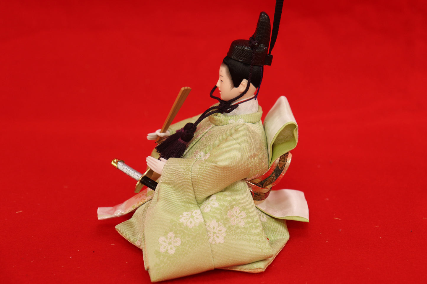 収納親王飾り雛人形セット(43cmx30cmx41cm)