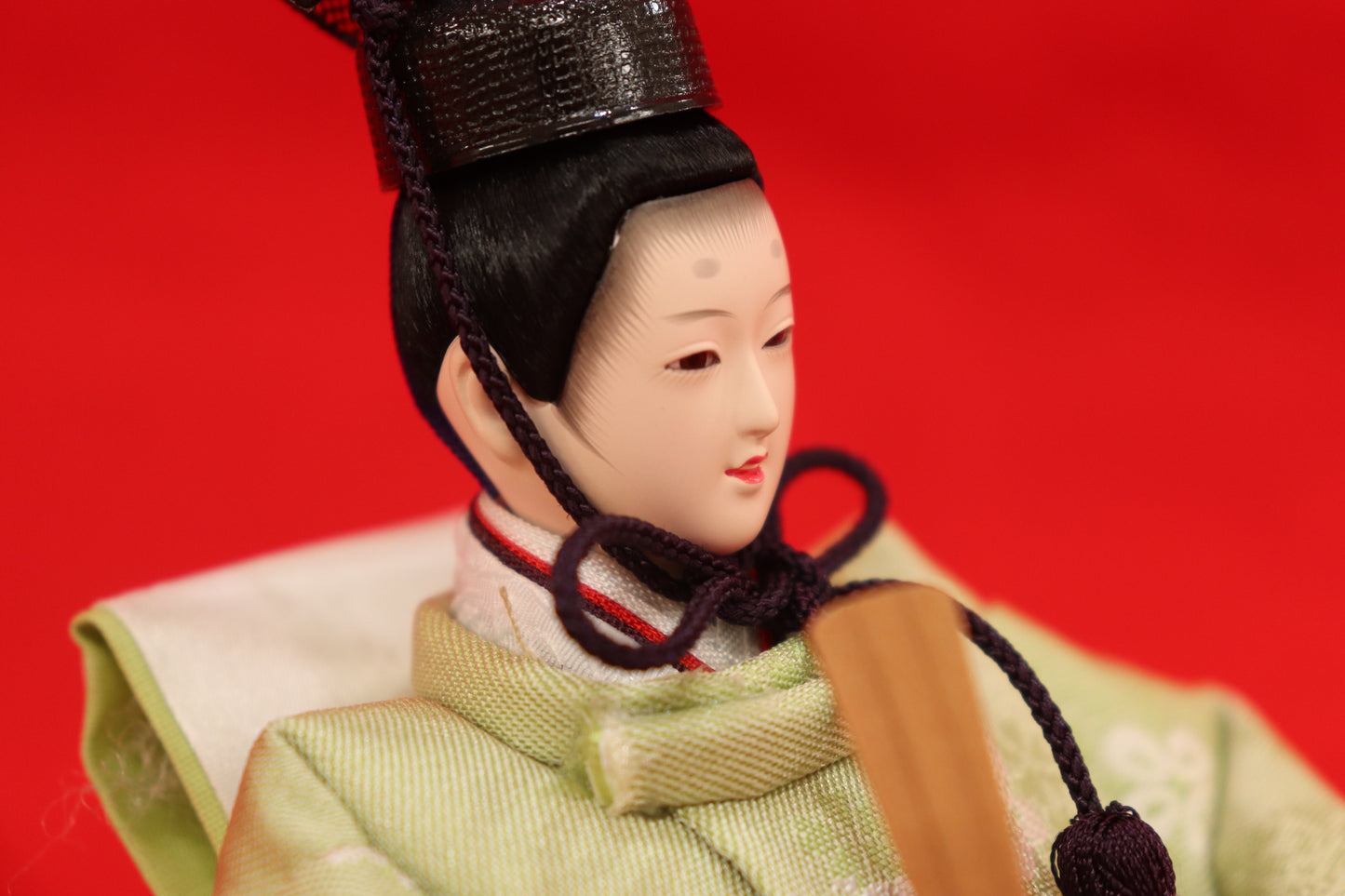 収納親王飾り雛人形セット(43cmx30cmx41cm)