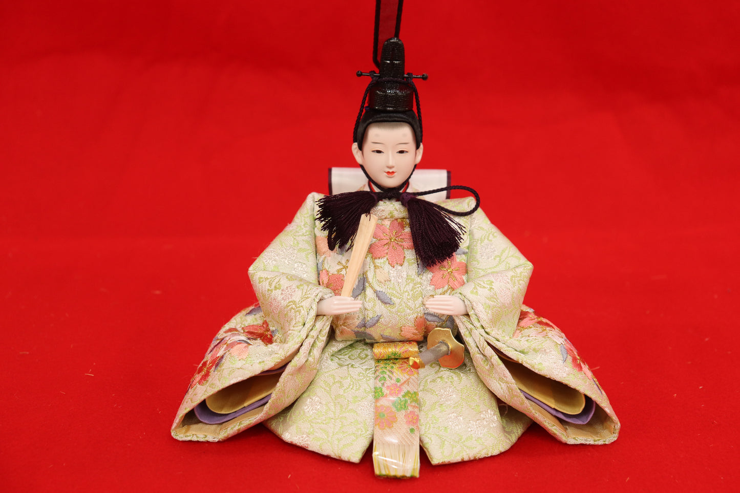 収納親王飾り雛人形セット(55cmx33cmx49cm)