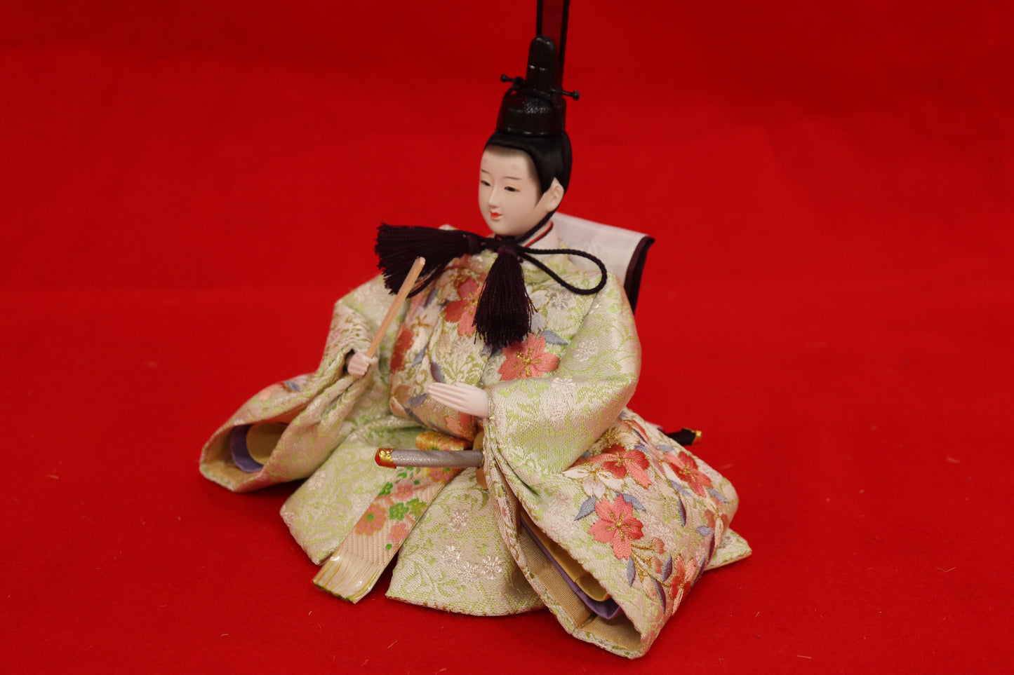 収納親王飾り雛人形セット(55cmx33cmx49cm)