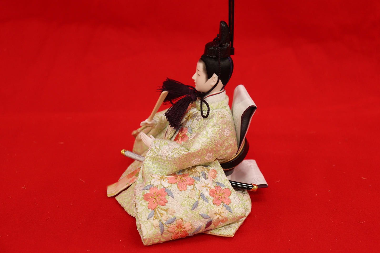 収納親王飾り雛人形セット(55cmx33cmx49cm)