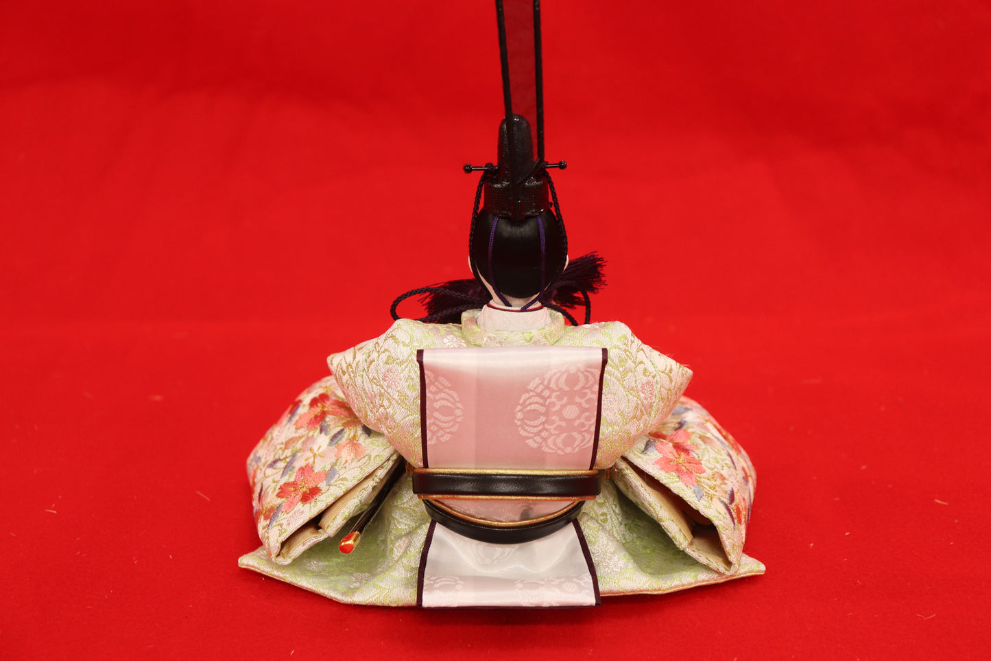 収納親王飾り雛人形セット(55cmx33cmx49cm)