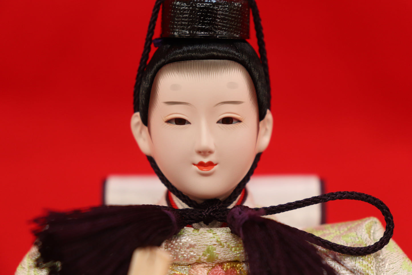 収納親王飾り雛人形セット(55cmx33cmx49cm)