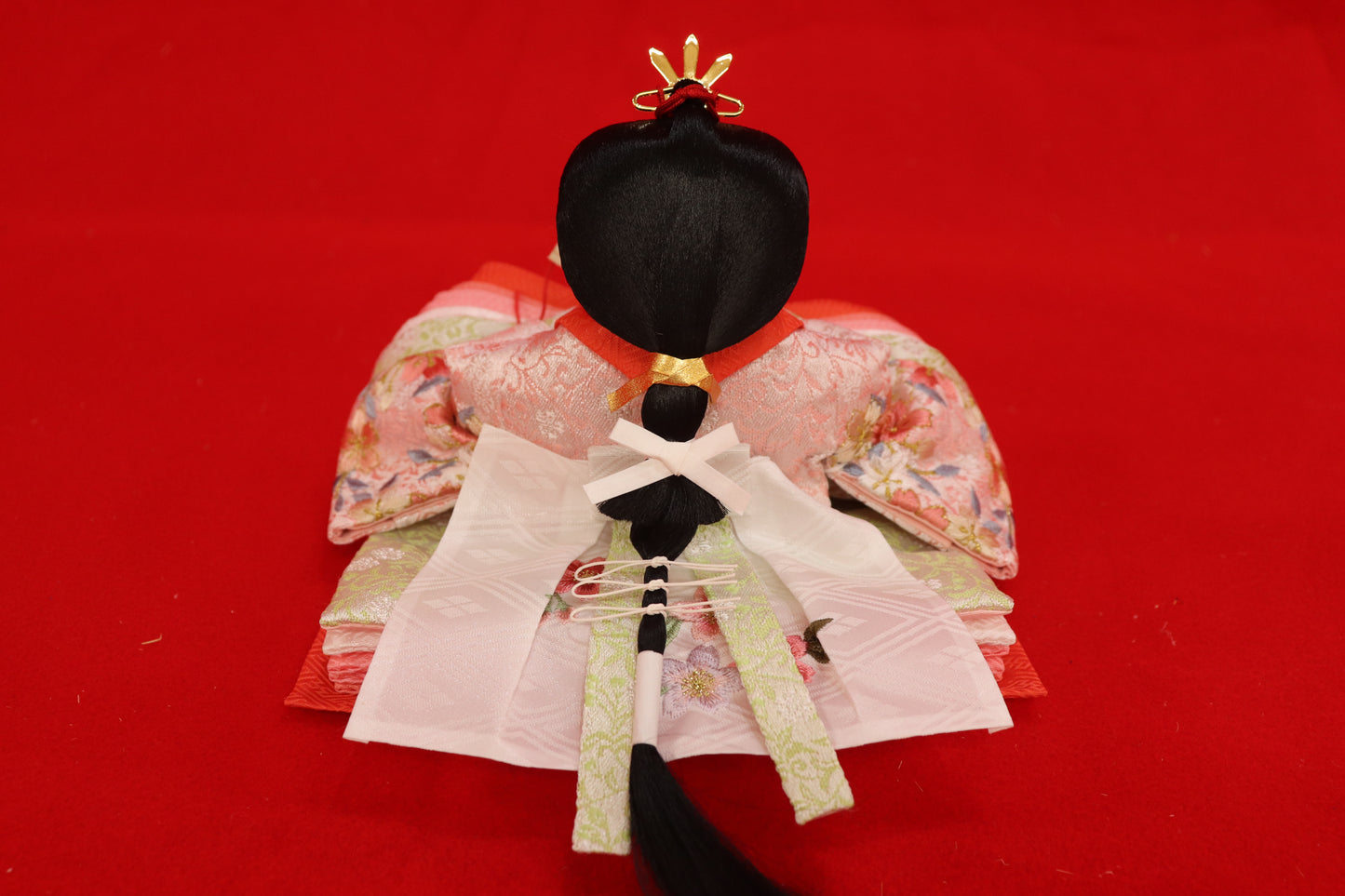 収納親王飾り雛人形セット(55cmx33cmx49cm)