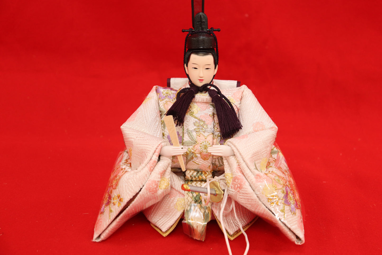 収納親王飾り雛人形セット(60cmx39cmx56cm)