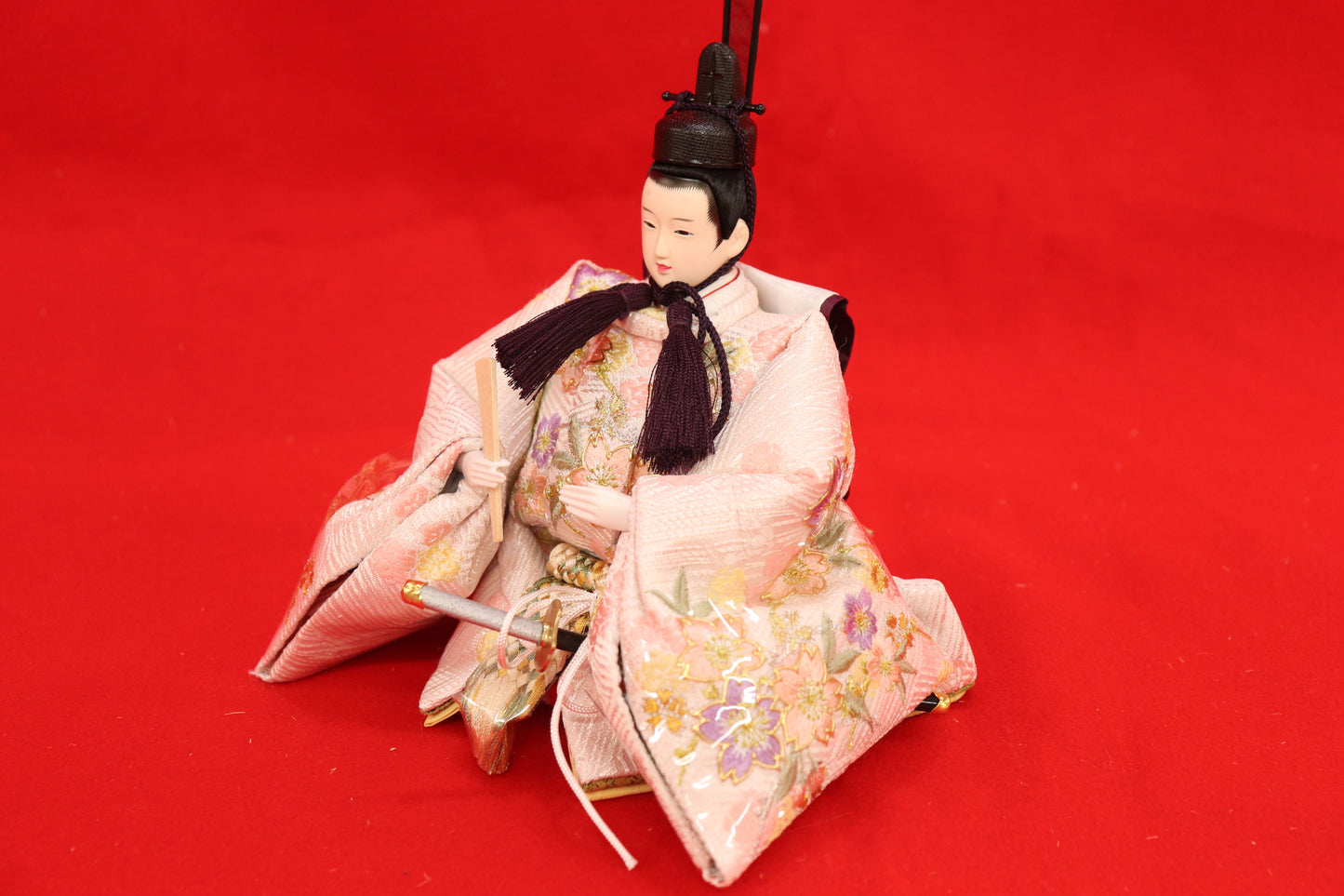 収納親王飾り雛人形セット(60cmx39cmx56cm)