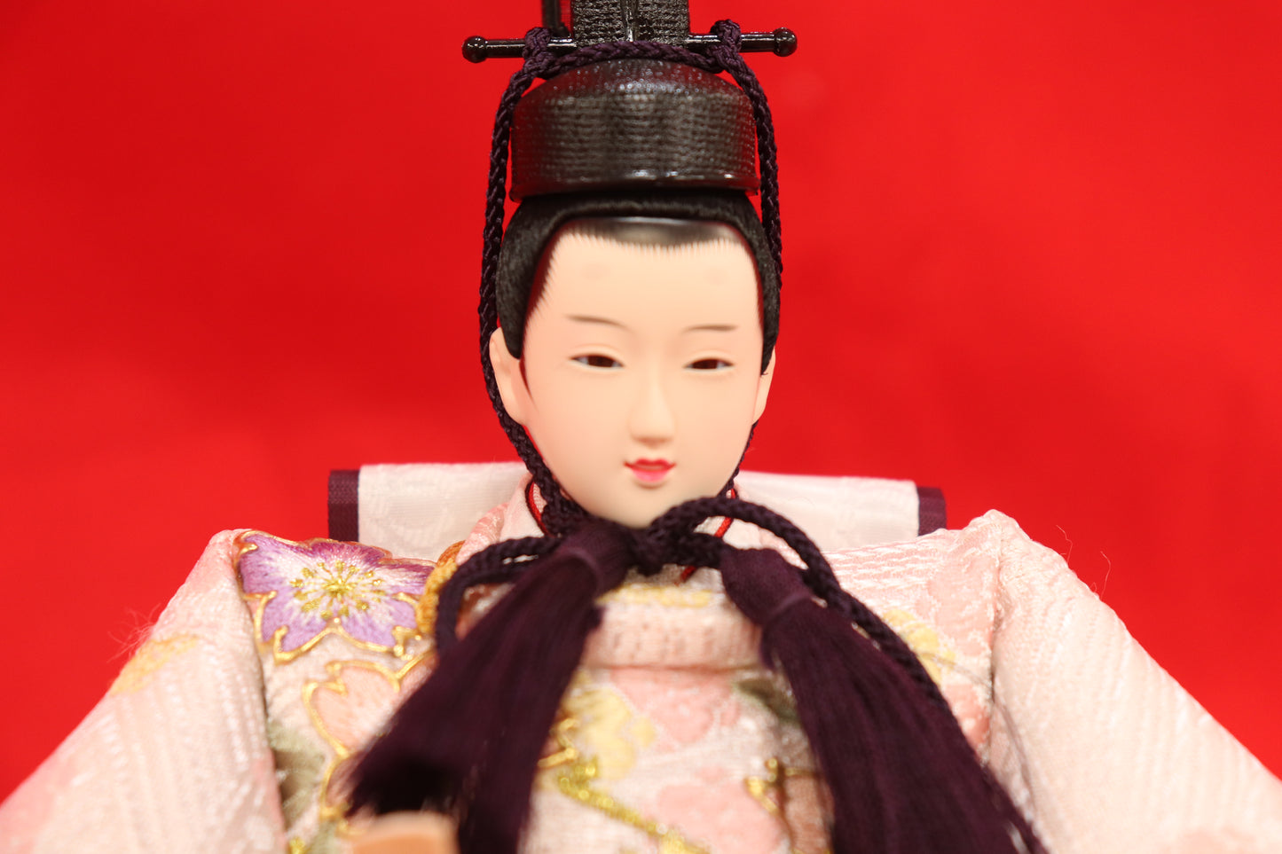 収納親王飾り雛人形セット(60cmx39cmx56cm)