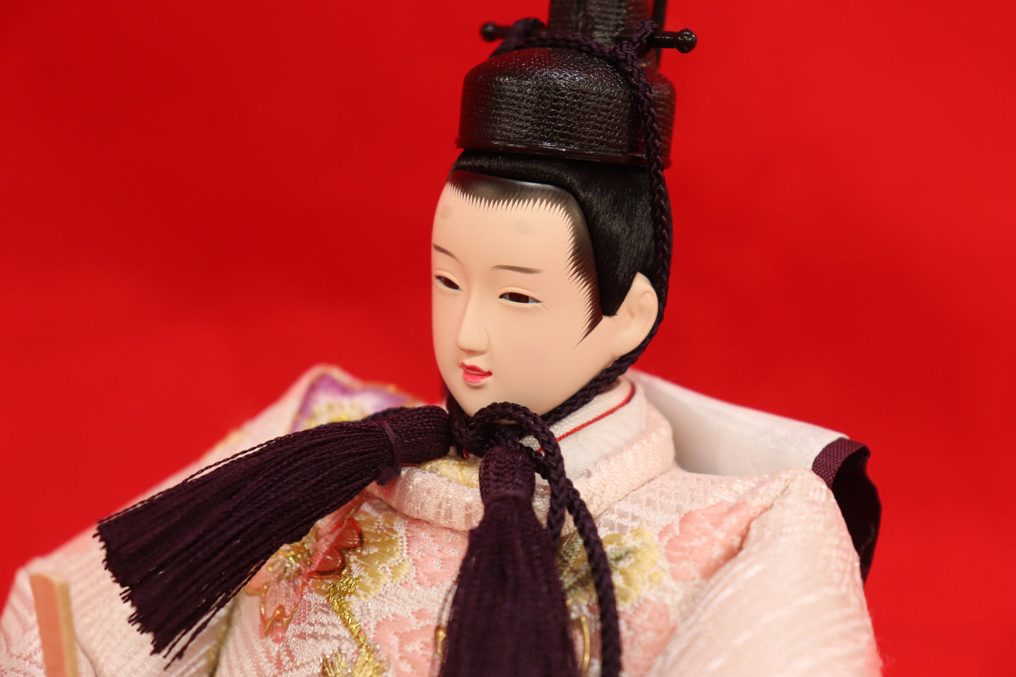 収納親王飾り雛人形セット(60cmx39cmx56cm)