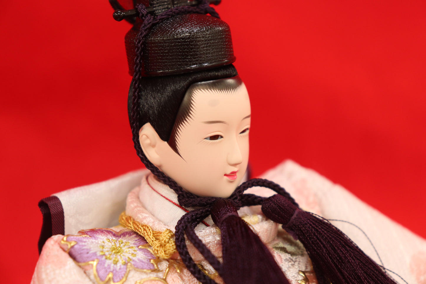 収納親王飾り雛人形セット(60cmx39cmx56cm)