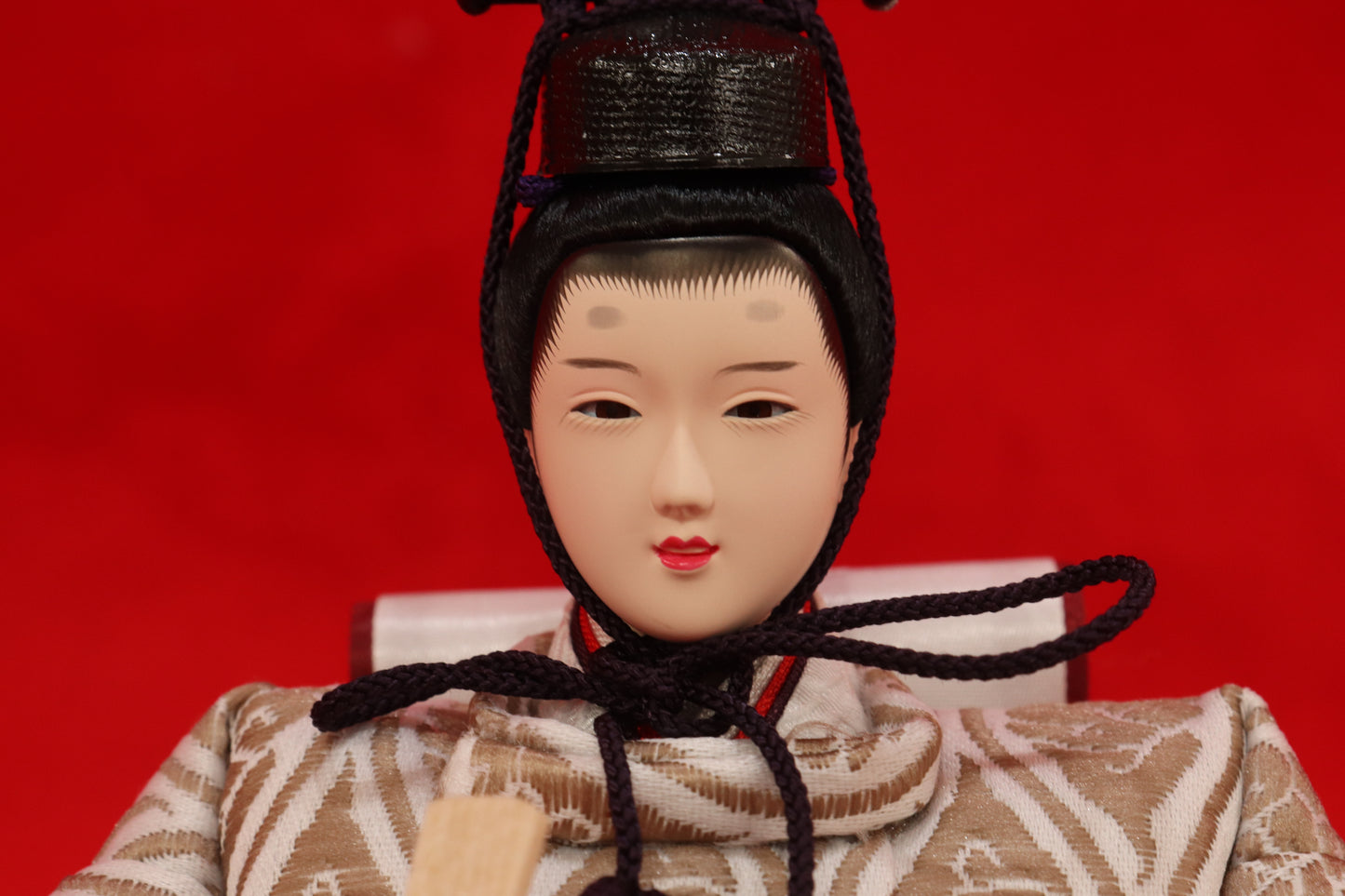親王飾り雛人形セット (55㎝×33㎝×28㎝)